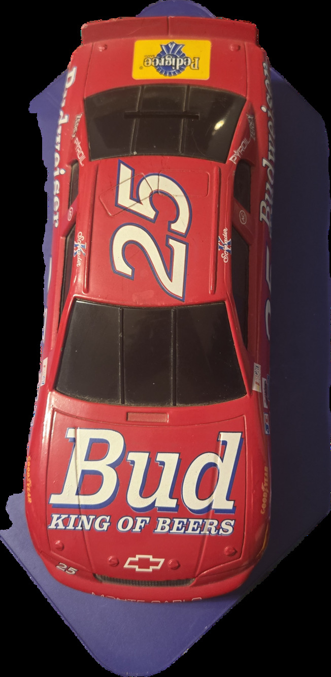 Ricky Craven 25 Budweiser Pedigree Coin Bank Diecast Loose Nascar Racing Champio